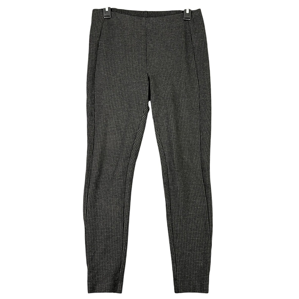 J. Jill Ponte Leggings Womens M Houndstooth Stretch Pull On Work Business Casual